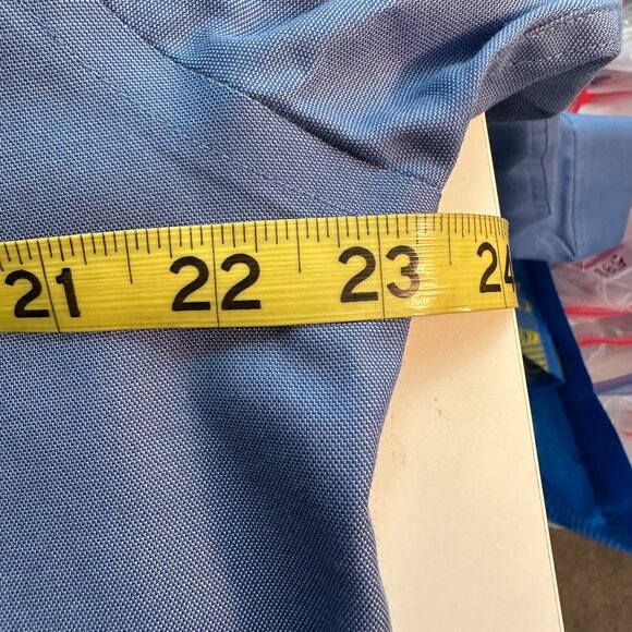 Kenneth Cole Awearness Men's Non-Iron Slim Fit Dress Shirt Blue 16.5 32/33 - Picture 7 of 8